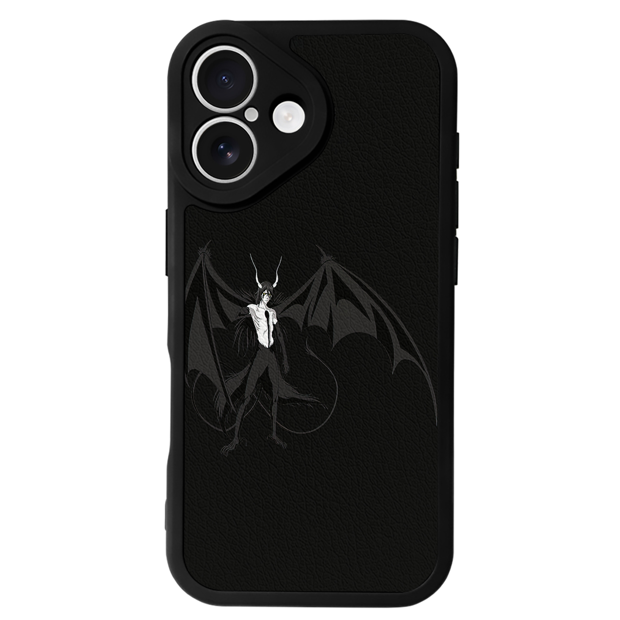（画像用） ブリーチ ウルキオラ·シファー BLEACH Ulquiorra cifer 【iPhone 16シリーズ対応】シリコンスマホケース（レザー調） 材質：シリコン